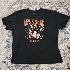 Lotus Fashion Mushroom Cotton Graphic Design T-Shirt Unisex